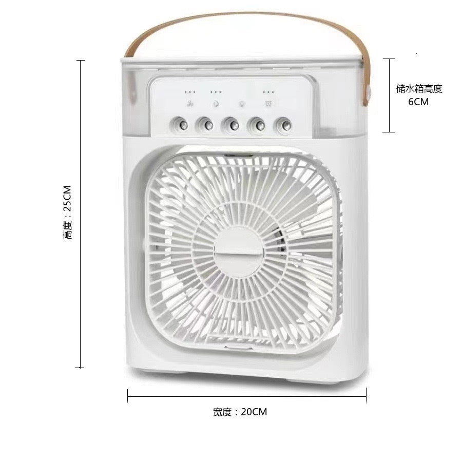 Ventilateur refroidisseur d'air portable 3-en-1 – Mini climatiseur pour chambre, bureau et voiture | Refroidissement rapide + humidificateur | Expédié des États-Unis 🇺🇸 | Best-seller TikTok et Amazon !