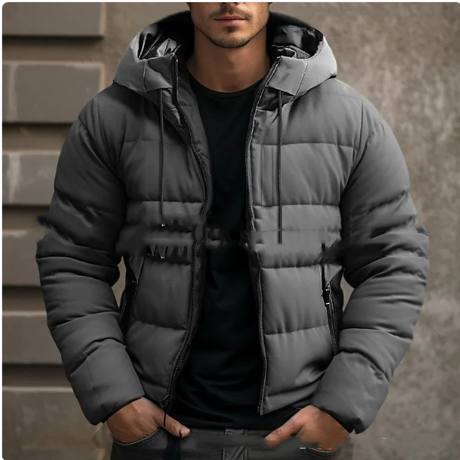 Veste à capuche en coton pour homme