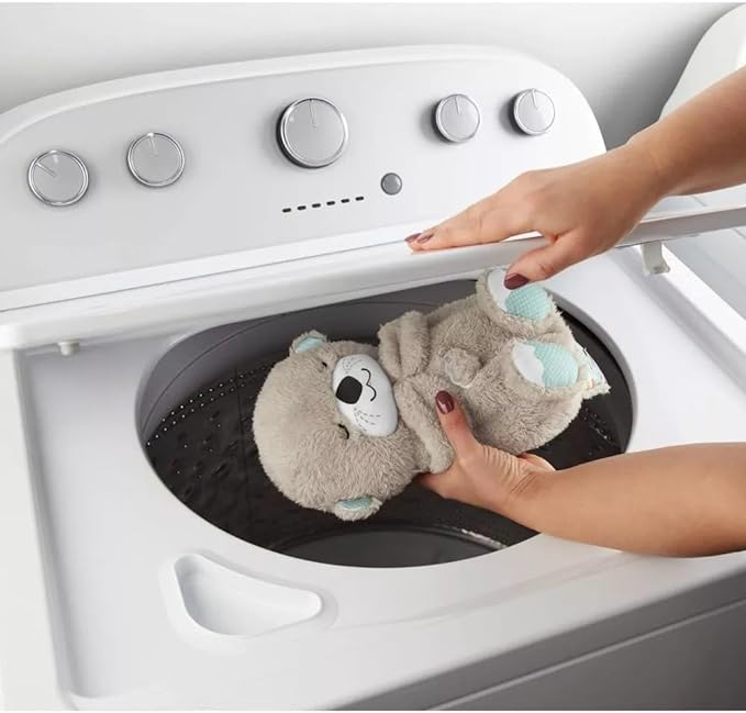 Peluche loutre Sound Machine Soothe 'n Snuggle avec lumières, sons et mouvements de respiration rythmiques pour bébé