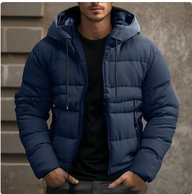 Veste à capuche en coton pour homme