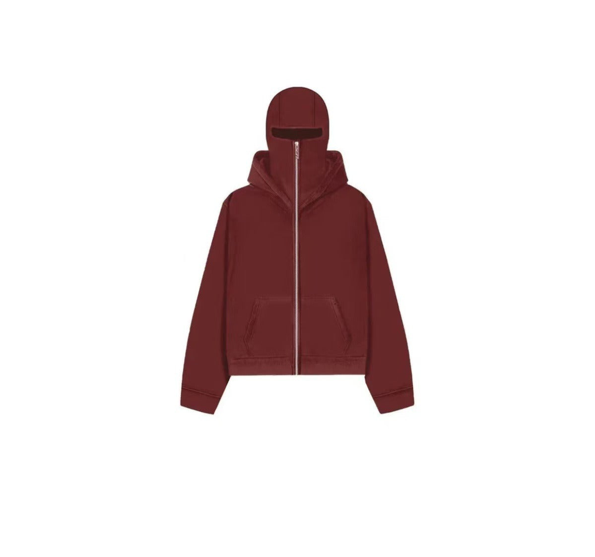 Blouson de baseball zippé à capuche pour homme