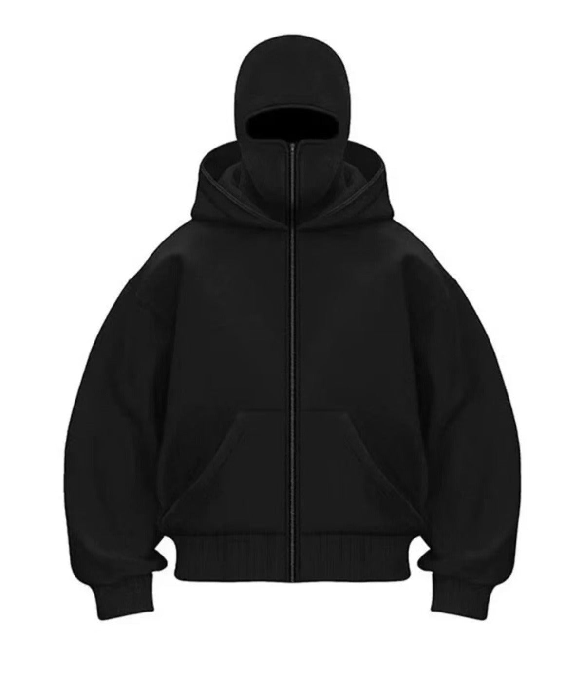 Blouson de baseball zippé à capuche pour homme