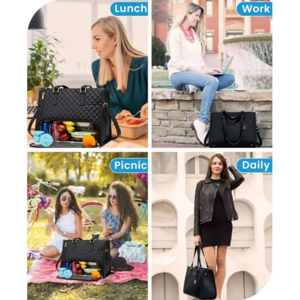 Women's Insulated Lunch Bag in Multiple Colours