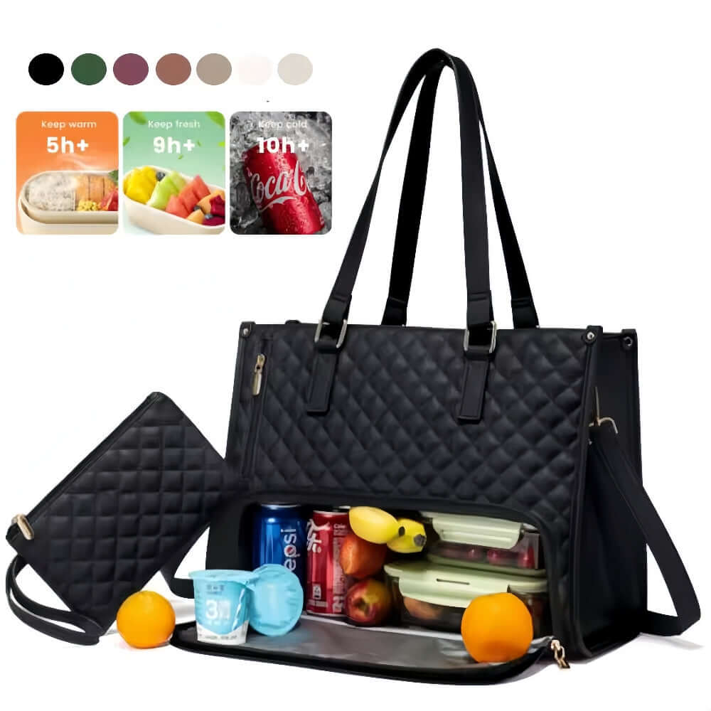 Women's Insulated Lunch Bag in Multiple Colours