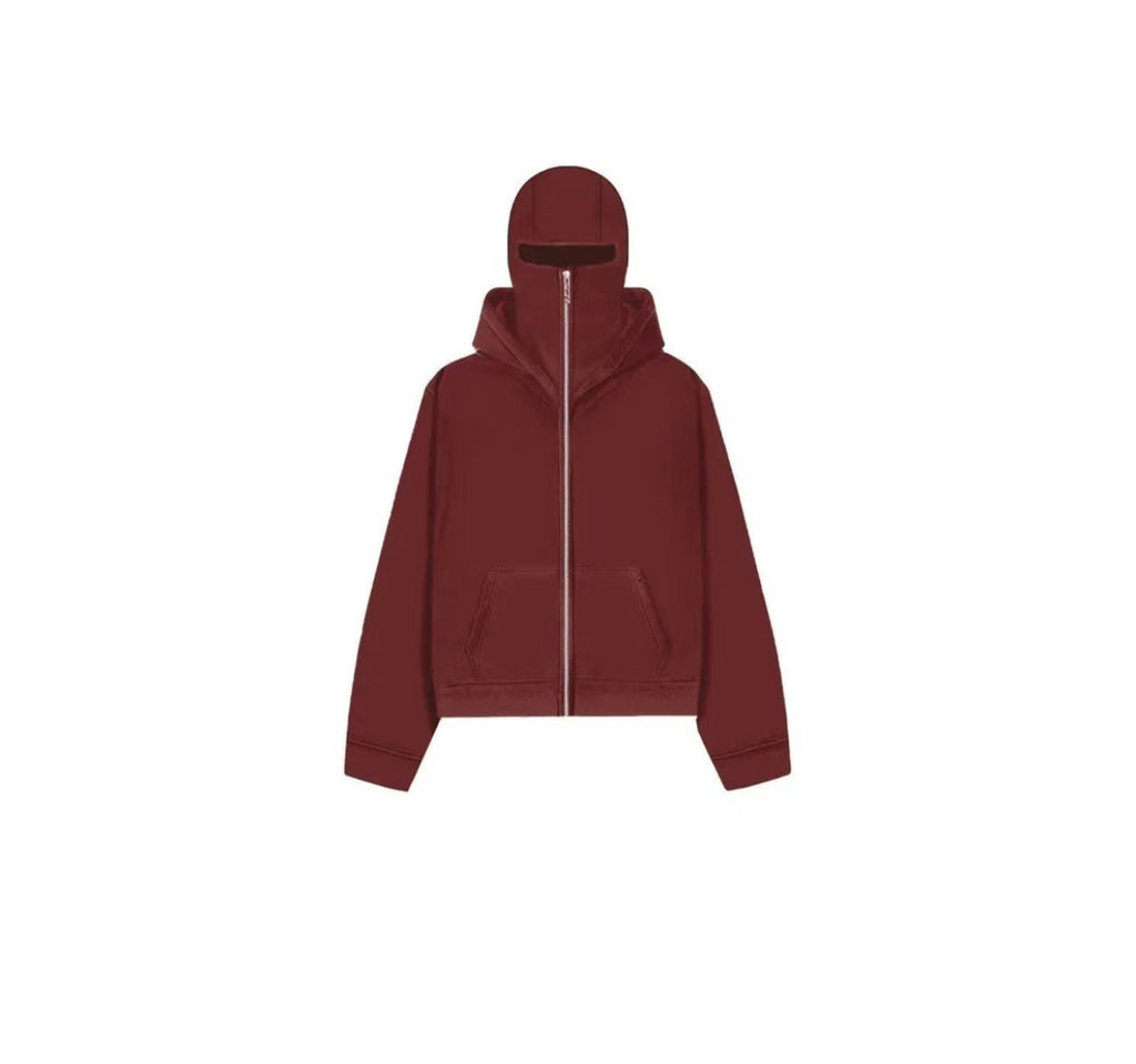 Blouson de baseball zippé à capuche pour homme